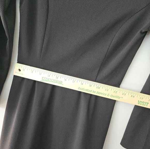 Bar III Womens Little Black Dress Small Wednesday Adams - Picture 9 of 11